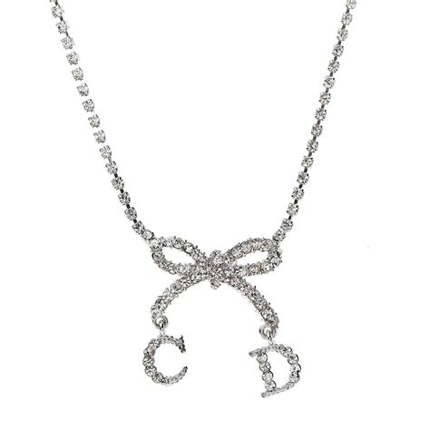 dior hair bow|dior bow necklace.